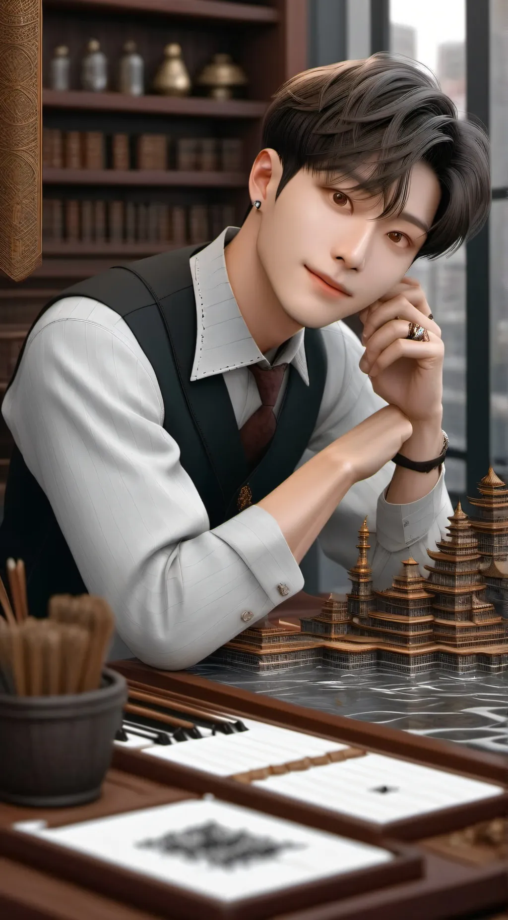 ai character: Skz (earthquake) background