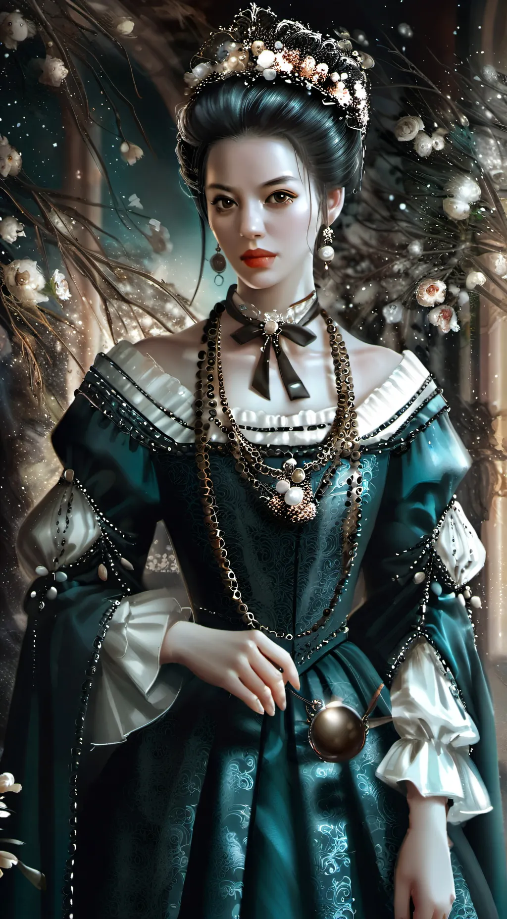ai character: Maria  background