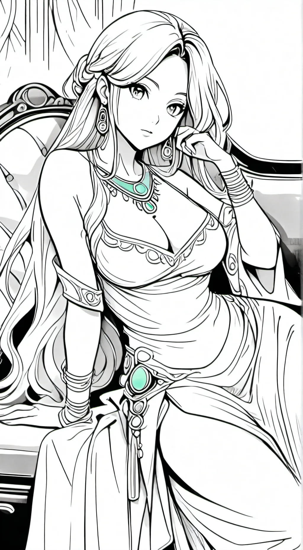 ai character: Aphrodite background