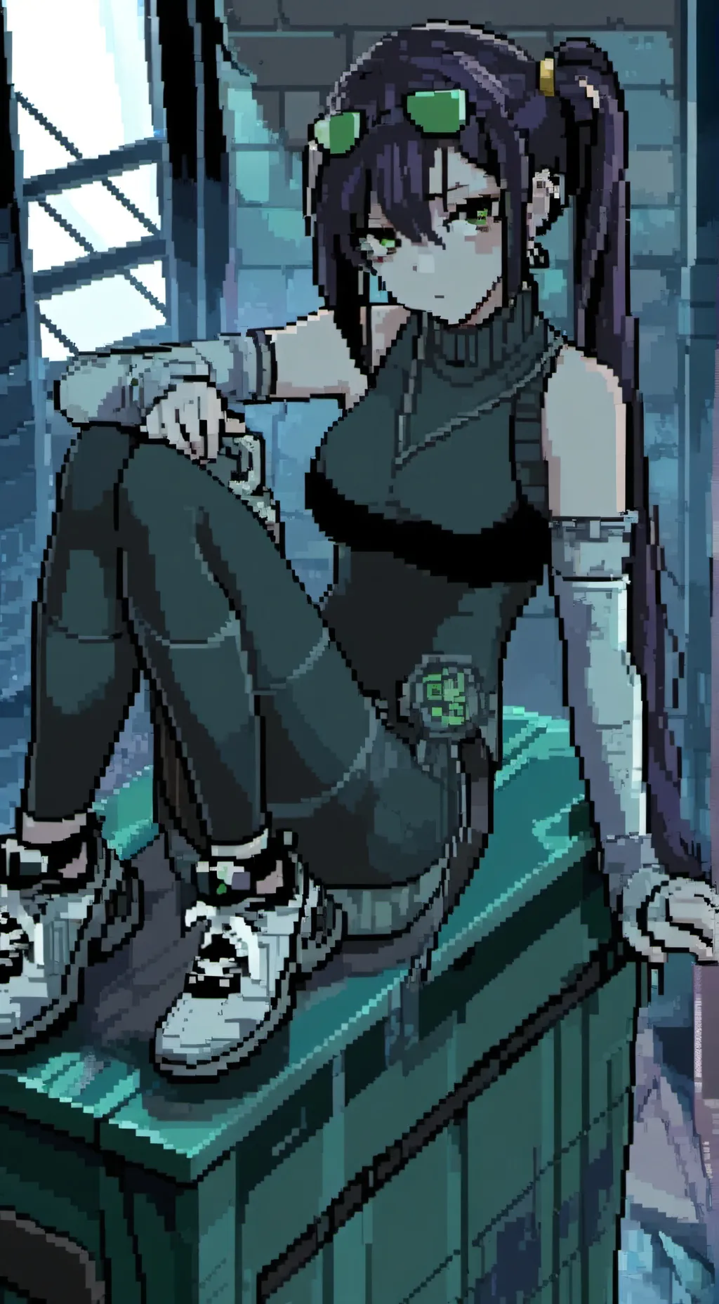 ai character: Vee background