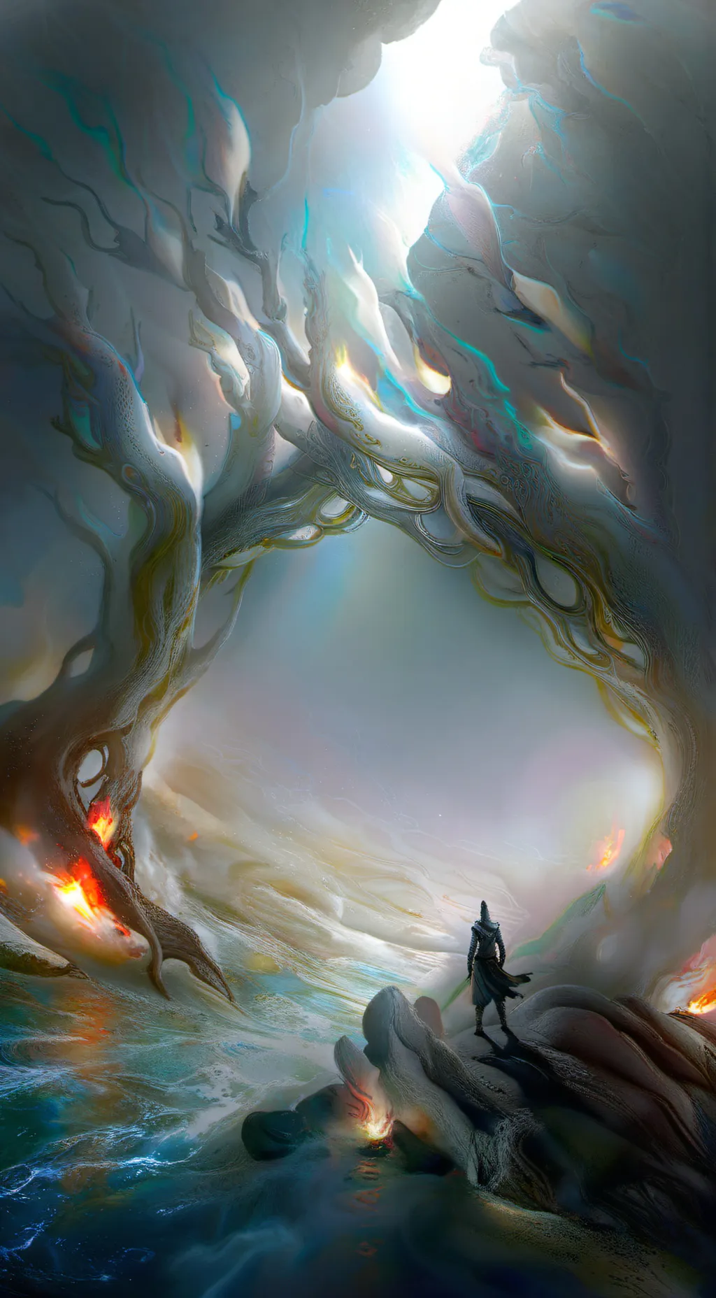 ai character: Kings of elements  background