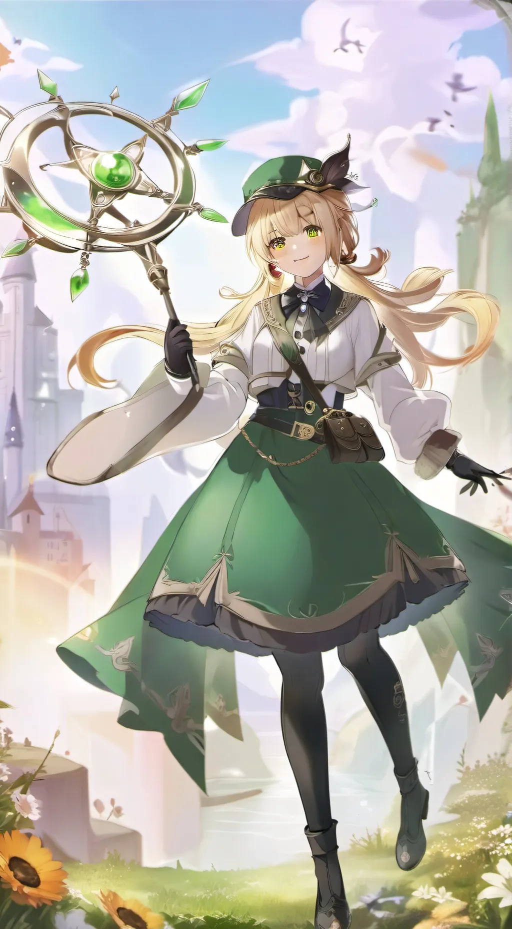 ai character: Artoria caster  background