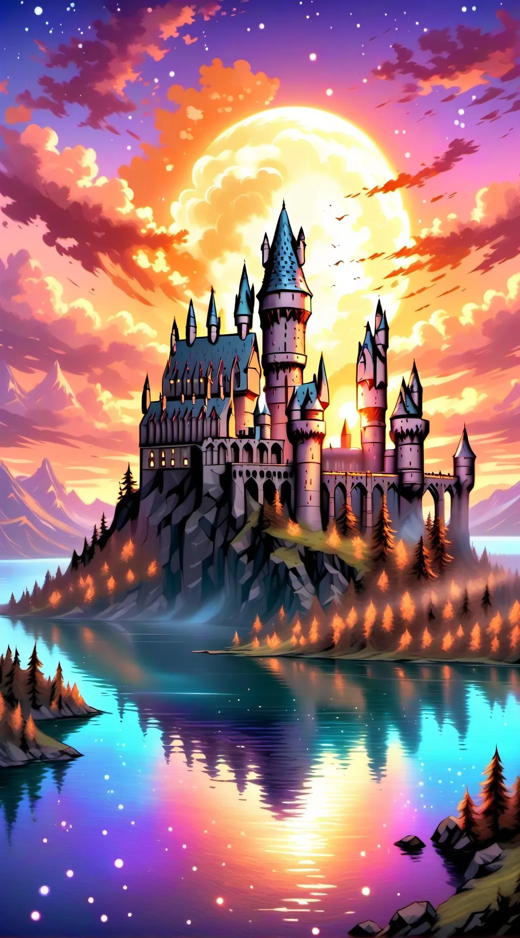 ai character: Hogwarts background