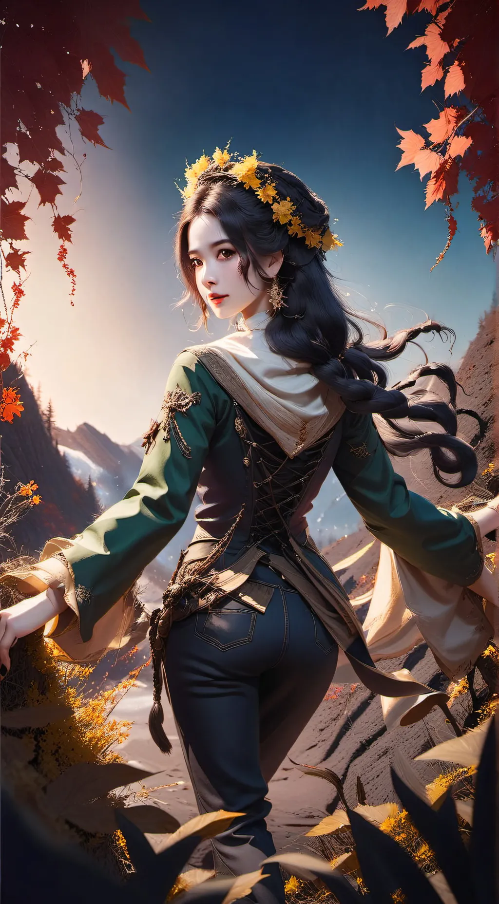 ai character: clover background