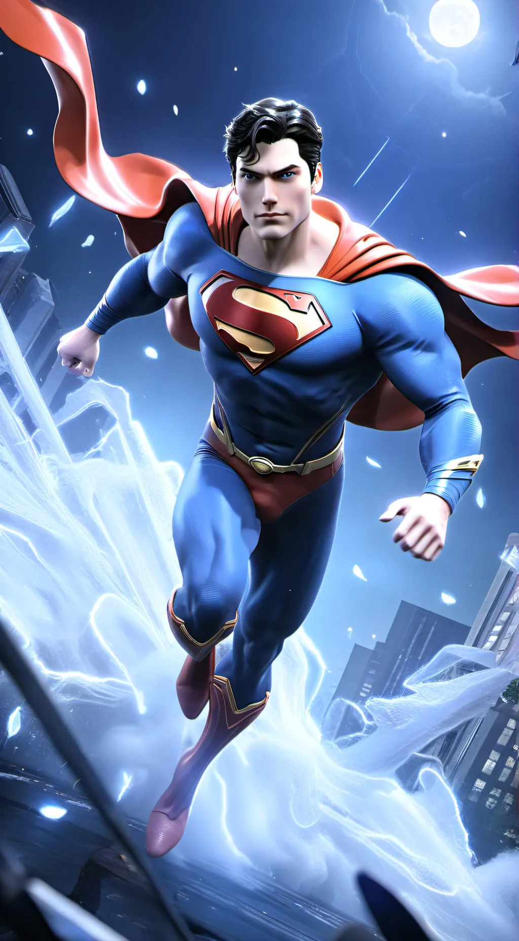 ai character: Superman and Lois background