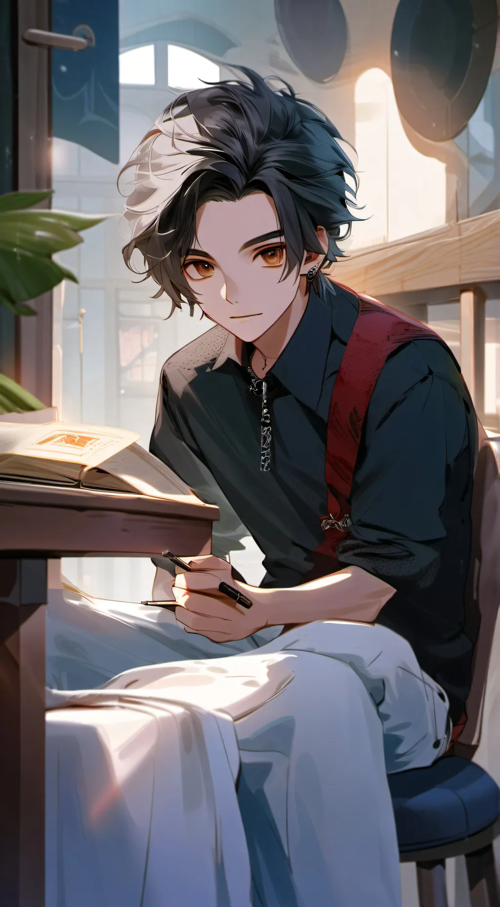 ai character: Kai background