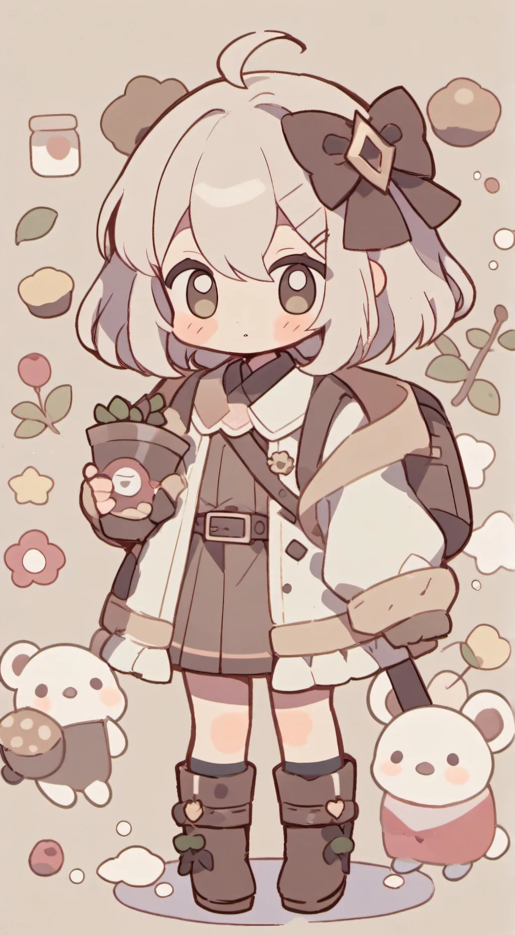 ai character: Аня background