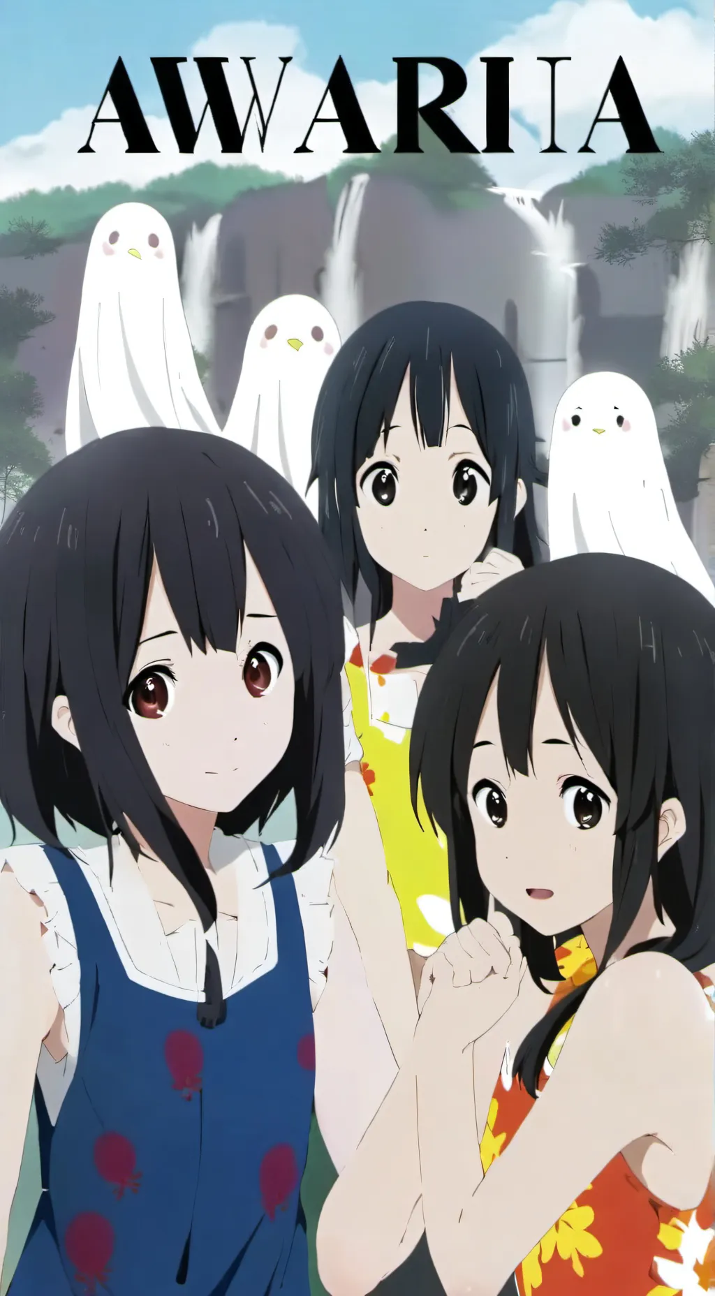 ai character: Awaria swim trip  background