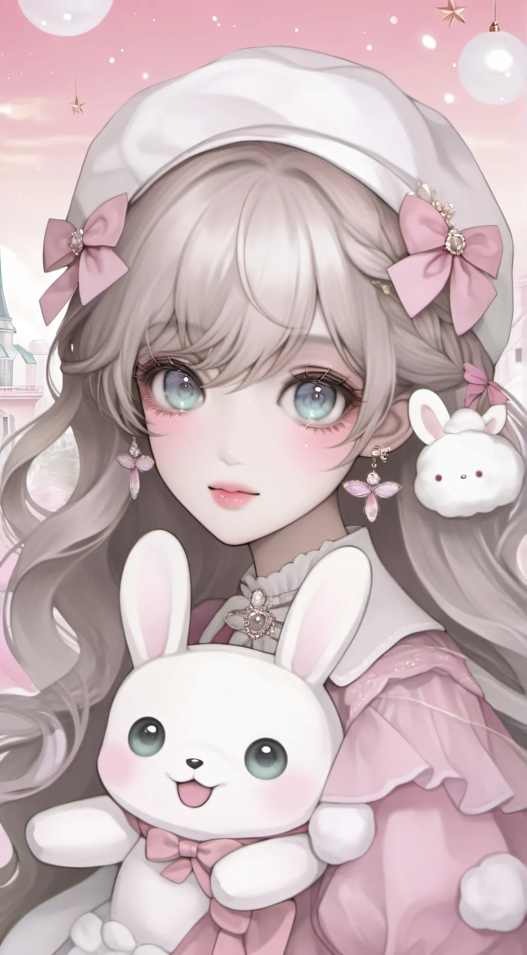 ai character: Maria lyvina  background