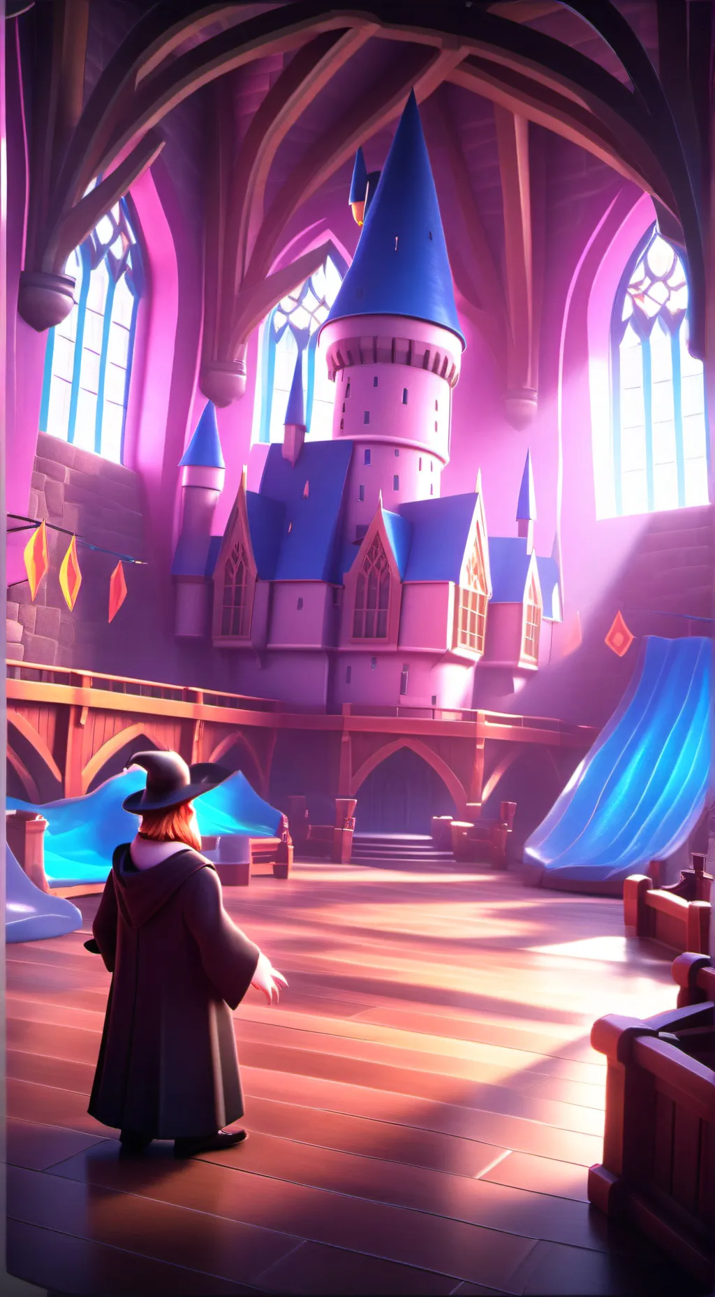 ai character: hogwarts background