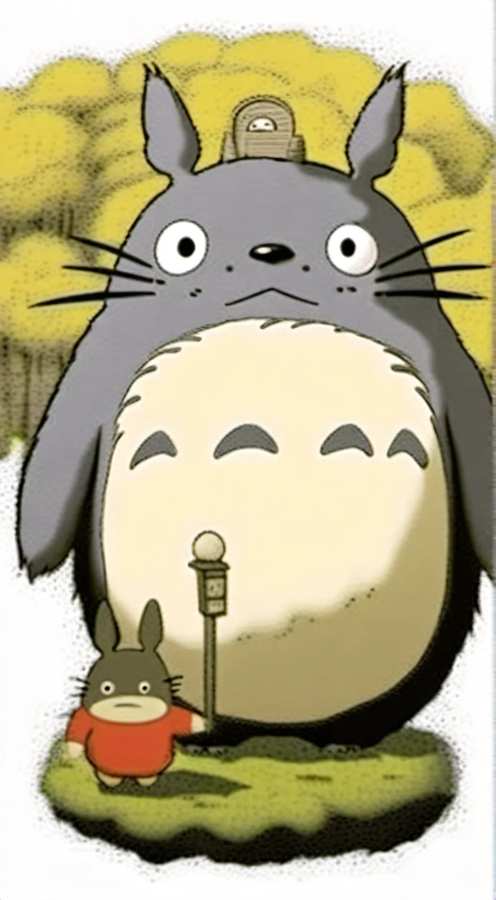 ai character: totototototoro background