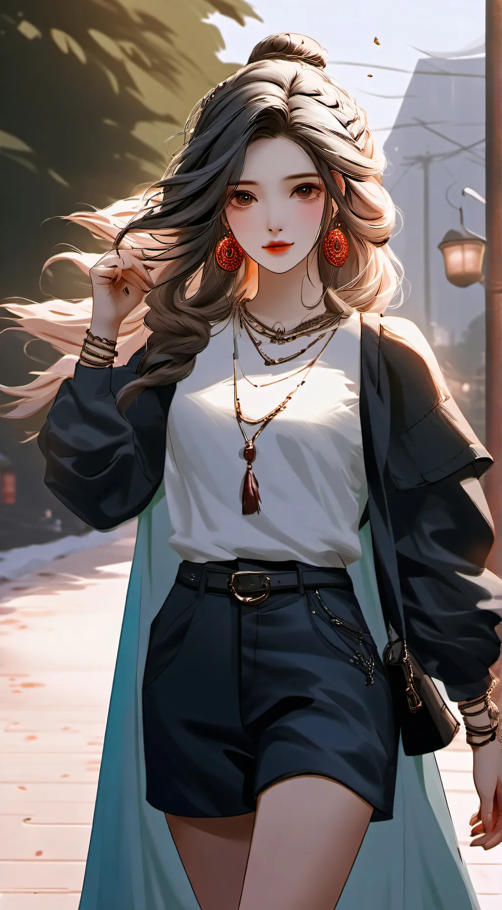 ai character: Тага background