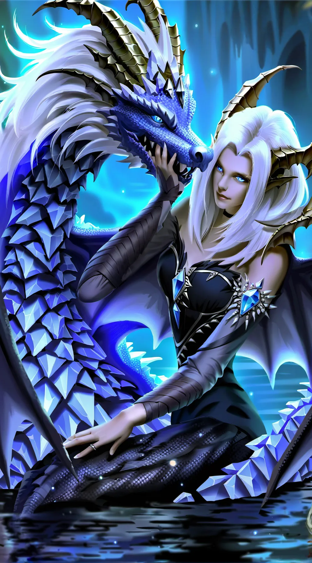 ai character: Aura background