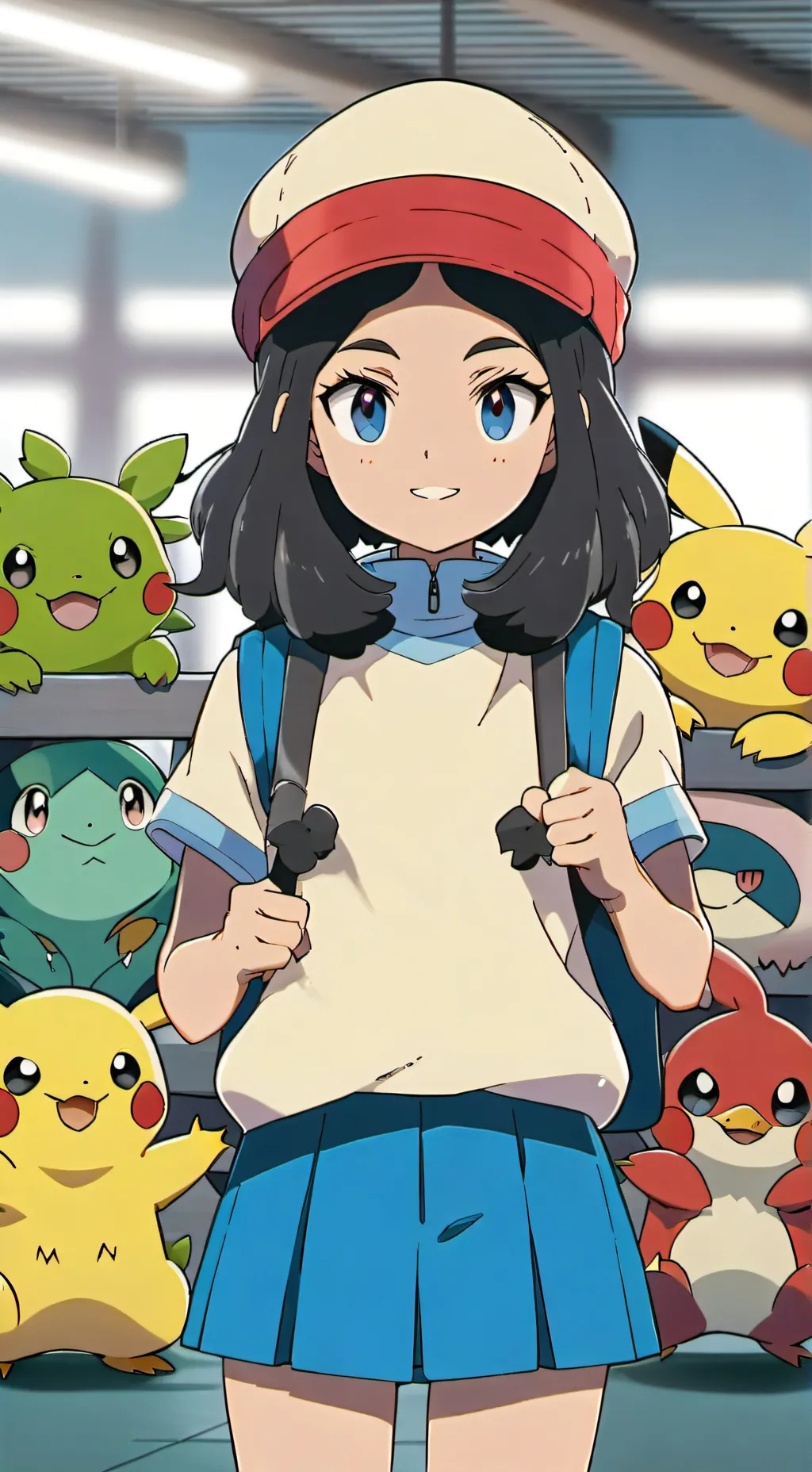ai character: Pokémon S/V background