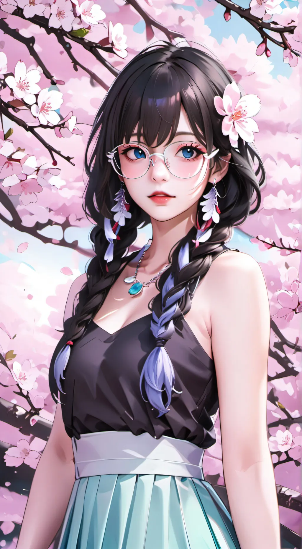 ai character: Akari background