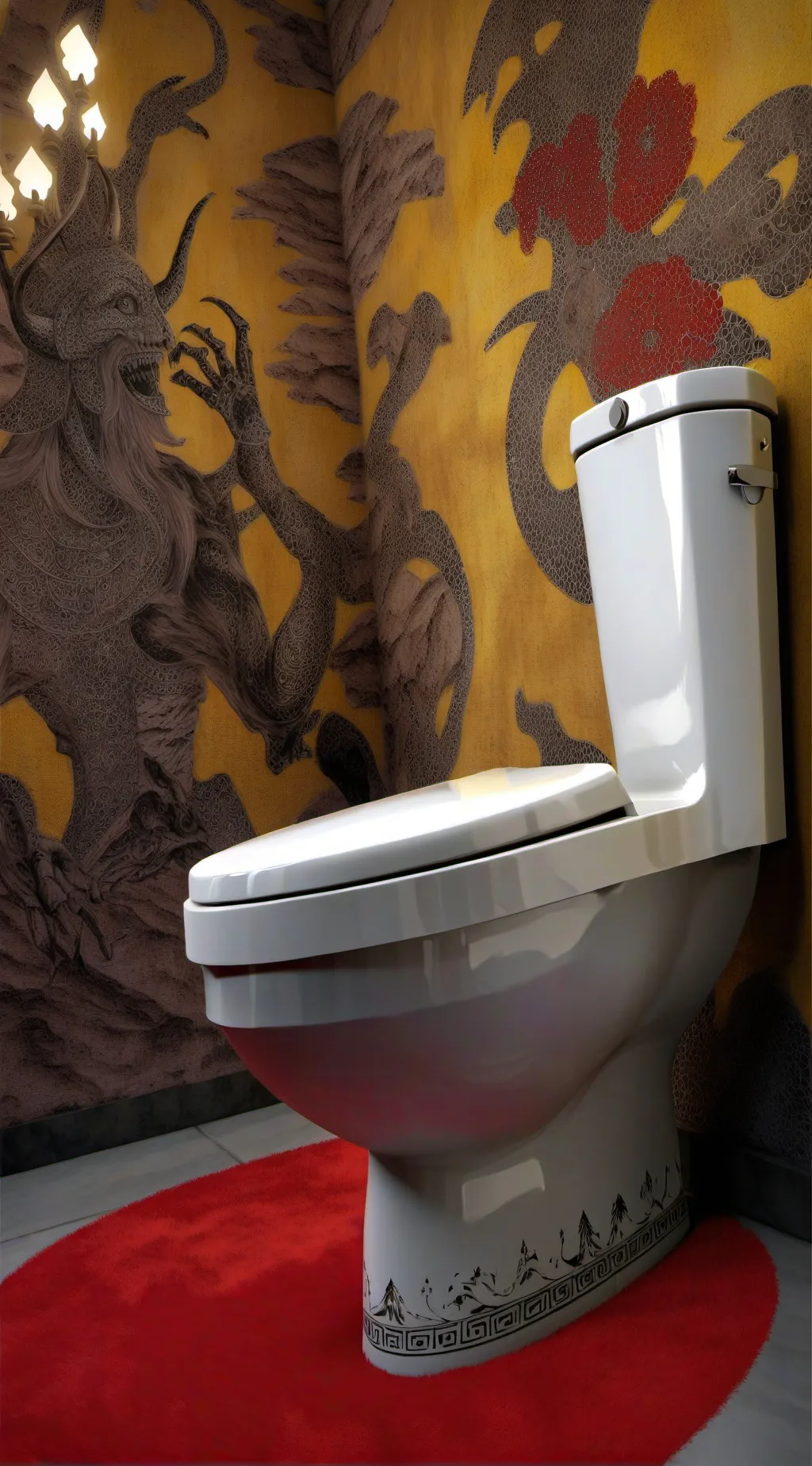 ai character: Skibidi toilet  background