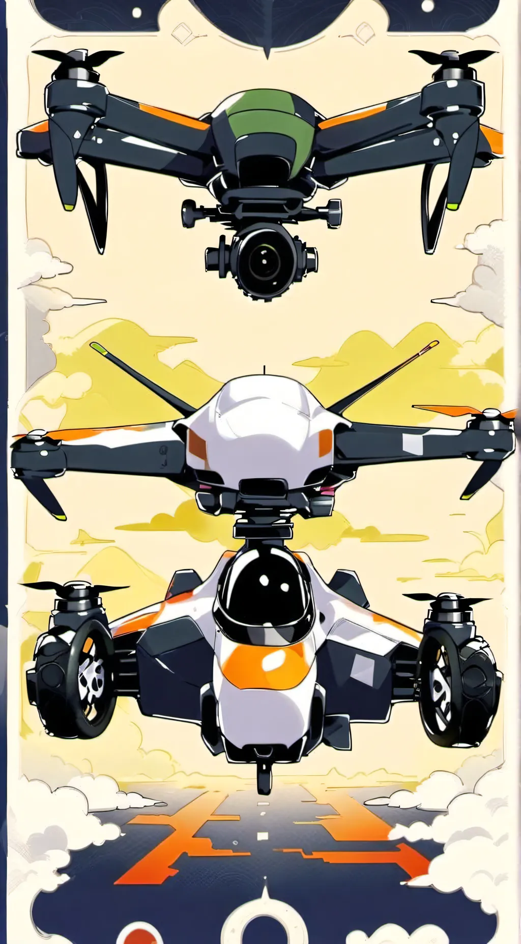ai character: Murder drones background