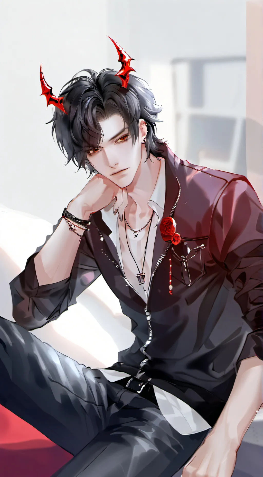 ai character: •Vinn• background