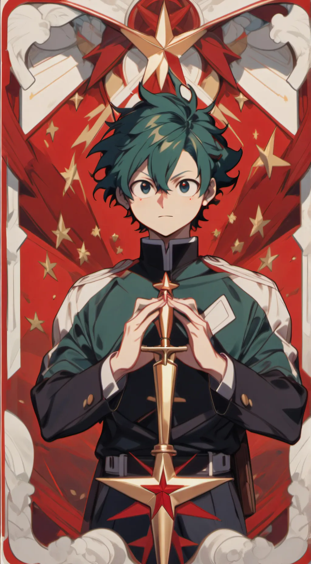 ai character: mha sick background