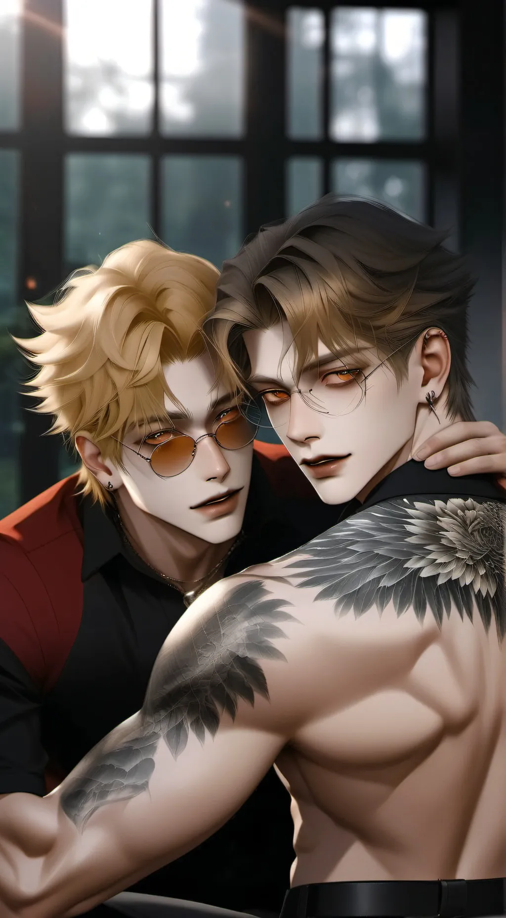 ai character: Liam&Alex background