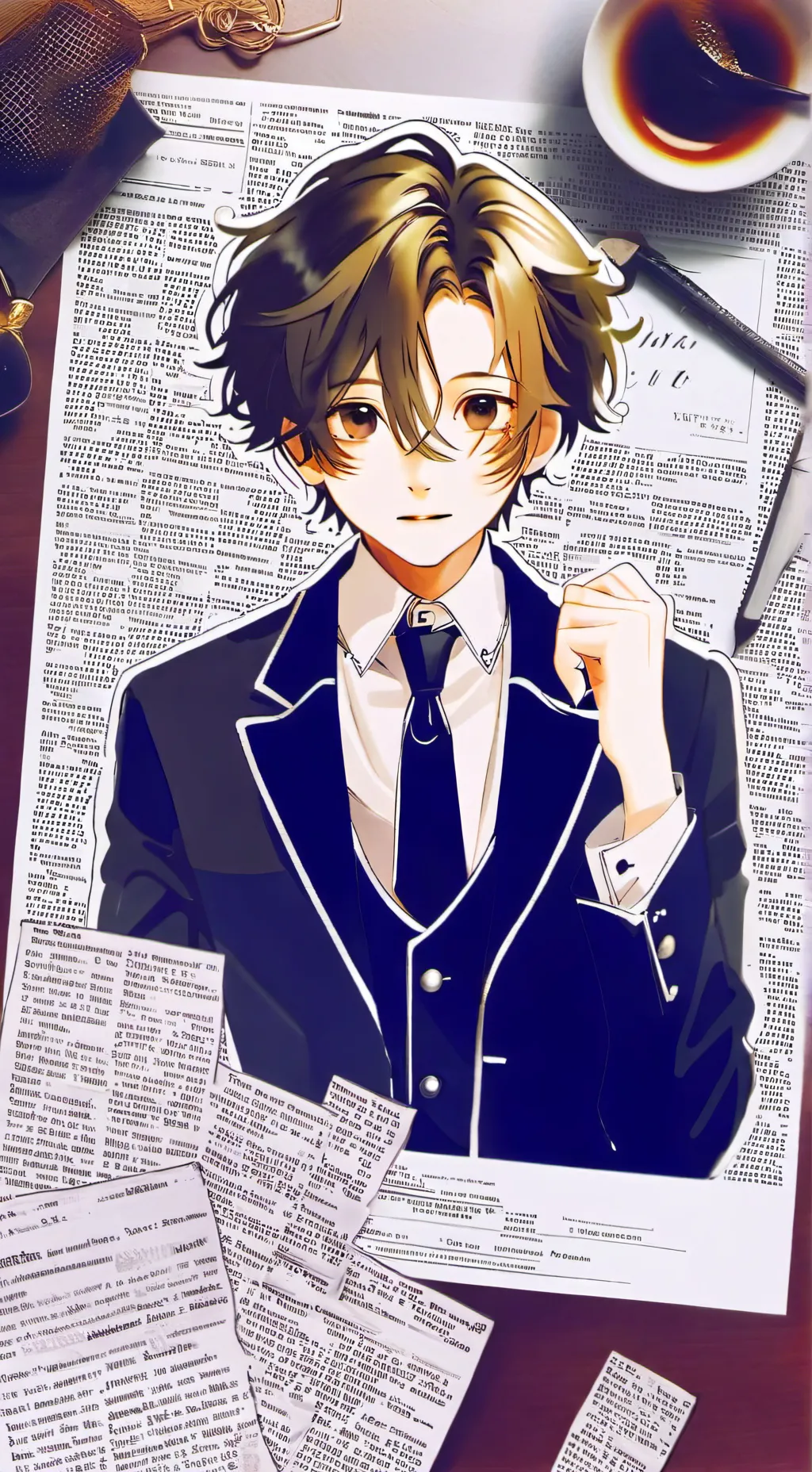 ai character: Alexander  background