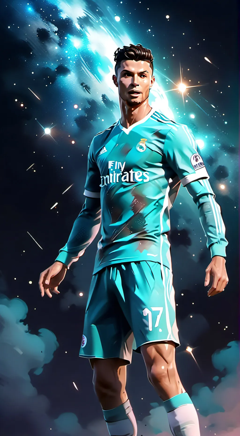 ai character: Cristiano Ronaldo background