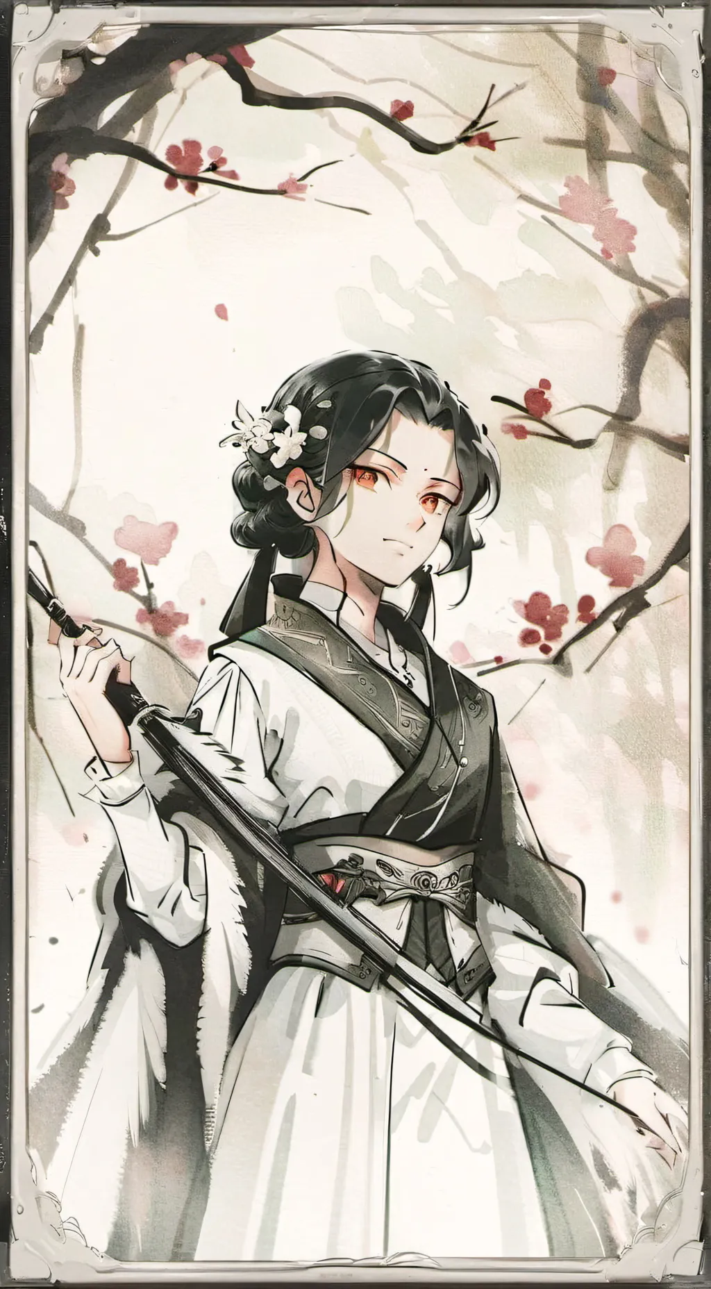 ai character: Nakime background