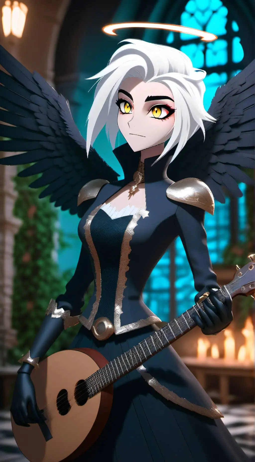 ai character: Lute background