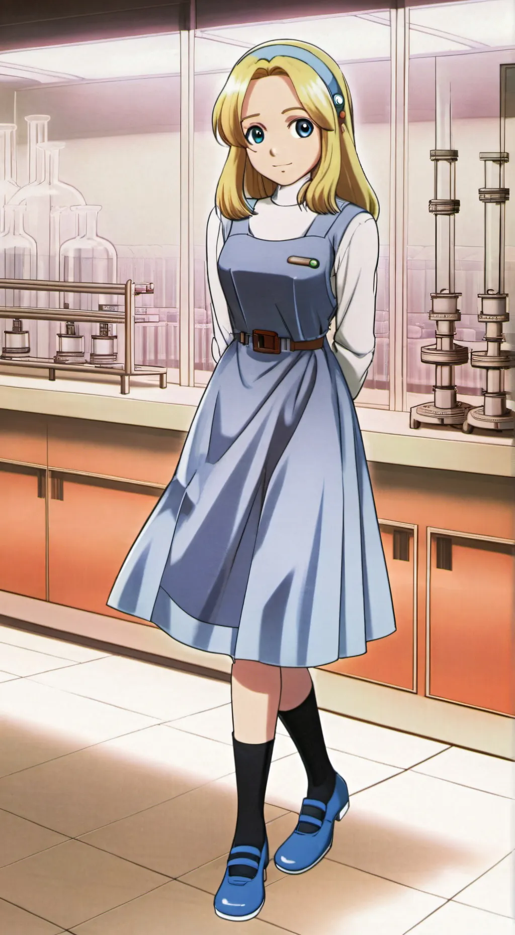 ai character: Maria Robotnik background