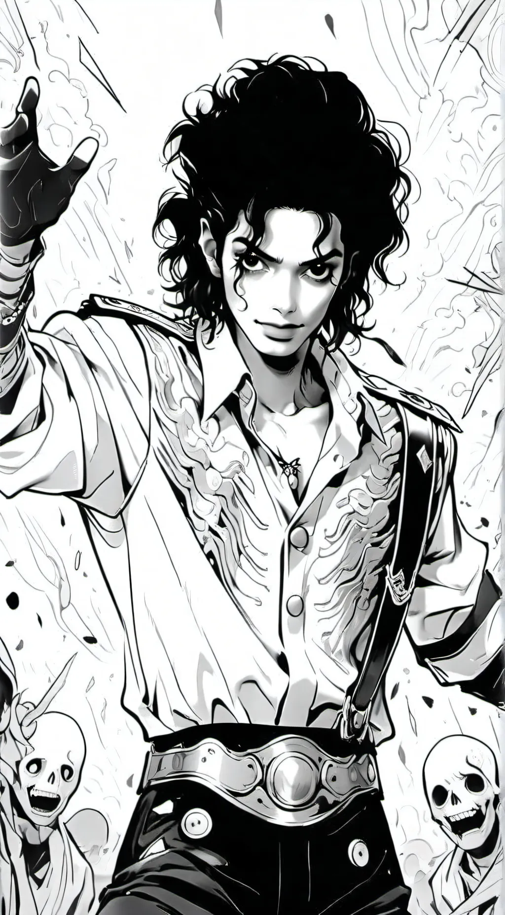 ai character: michael jackson background