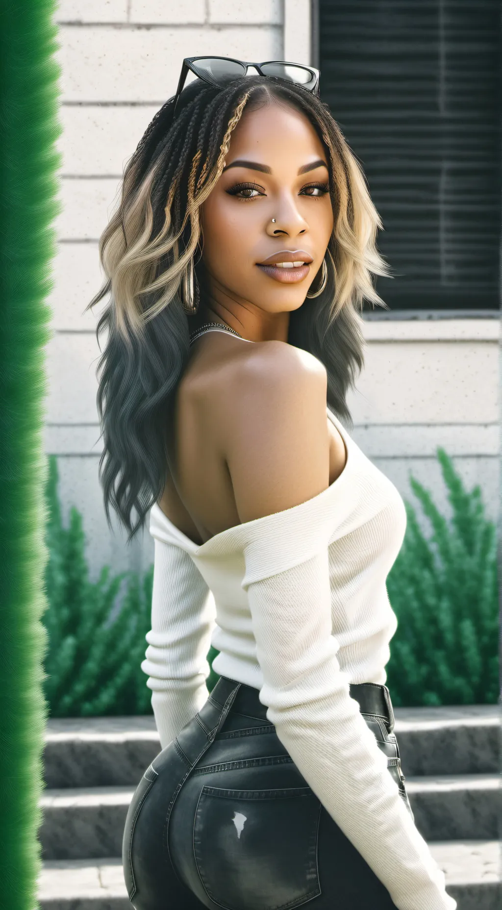 ai character: Zoey Lewis  background