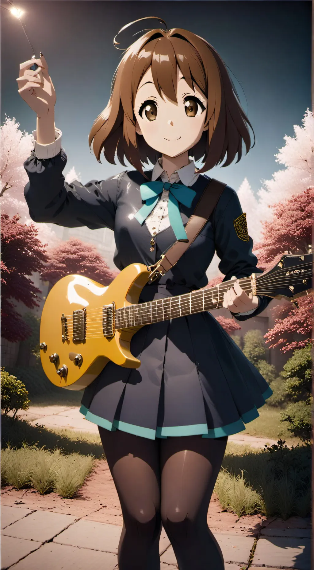 ai character: Yui Hirasawa  background
