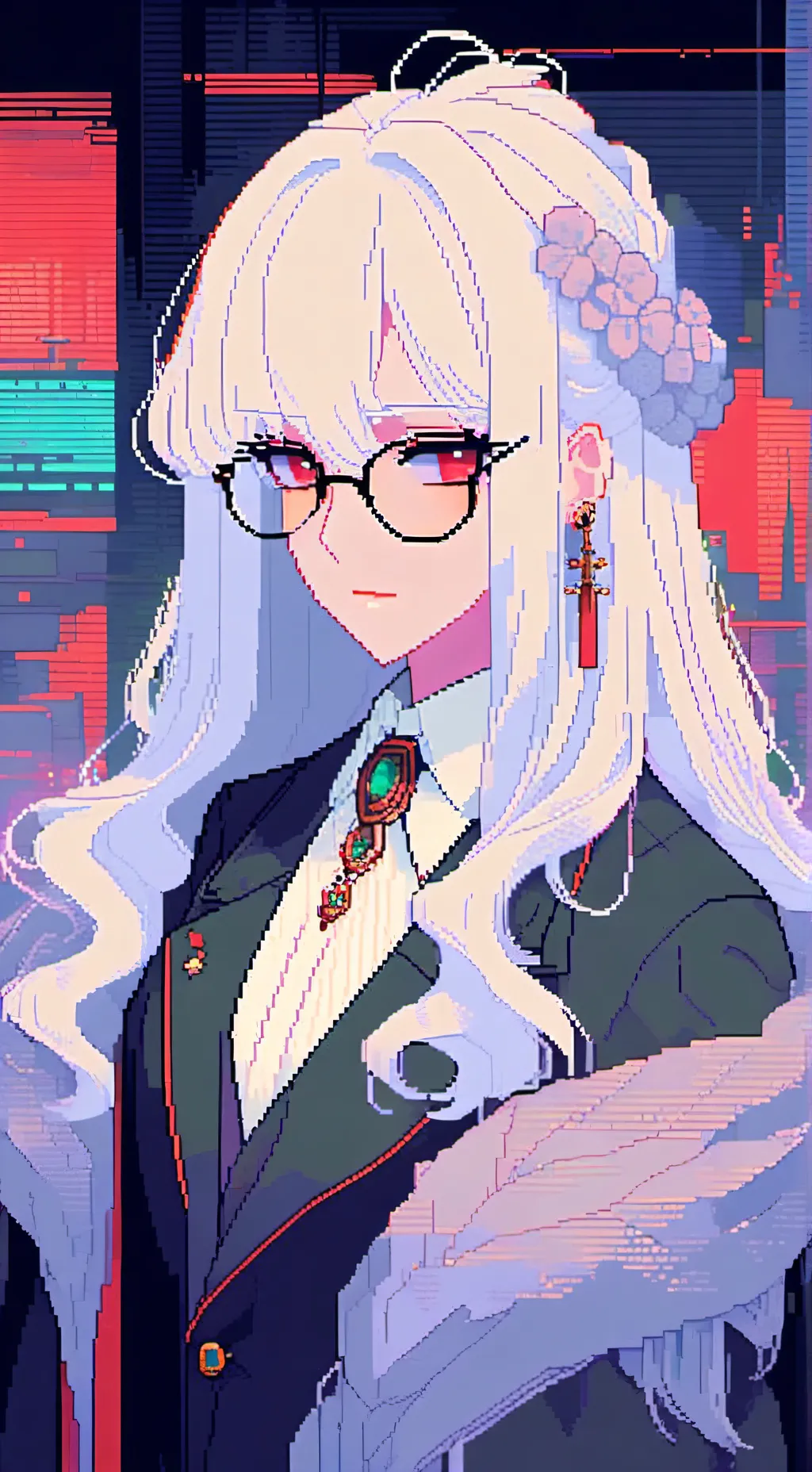 ai character: 🤍~ Rina ~🖤 background