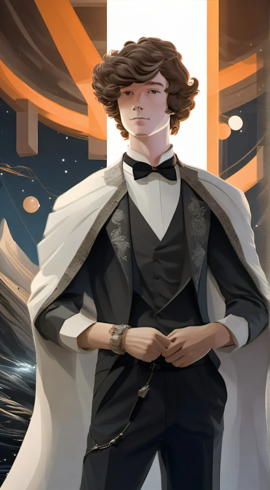 ai character: Karl 💜 background