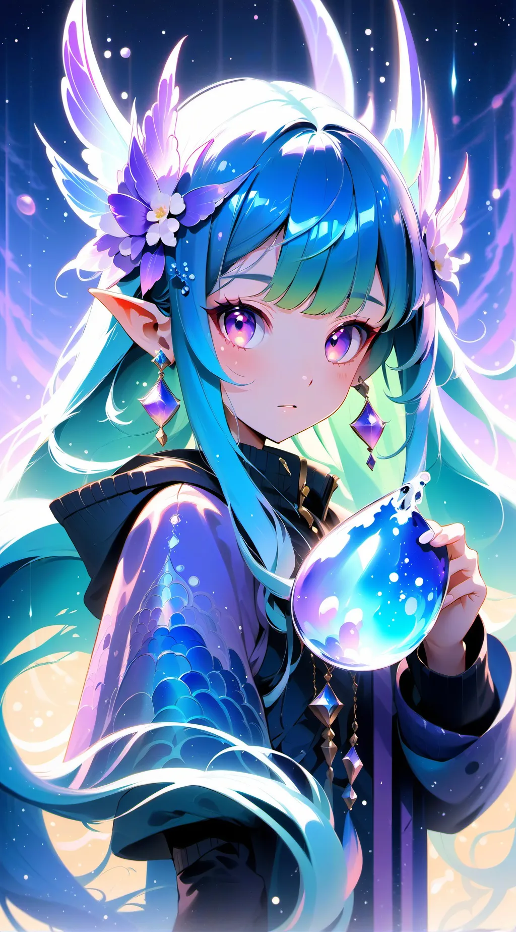 ai character: Lily  background