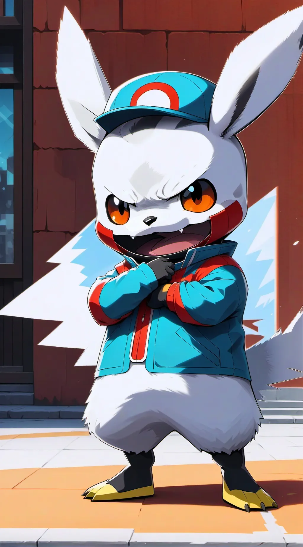 ai character: Pikachu background