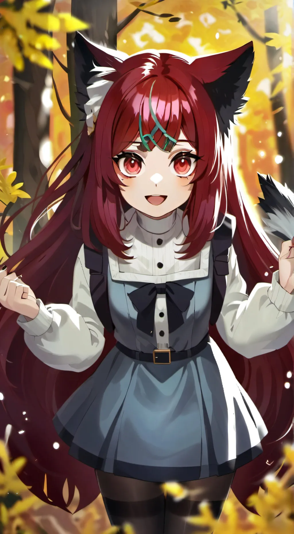 ai character: Lona🦊 background