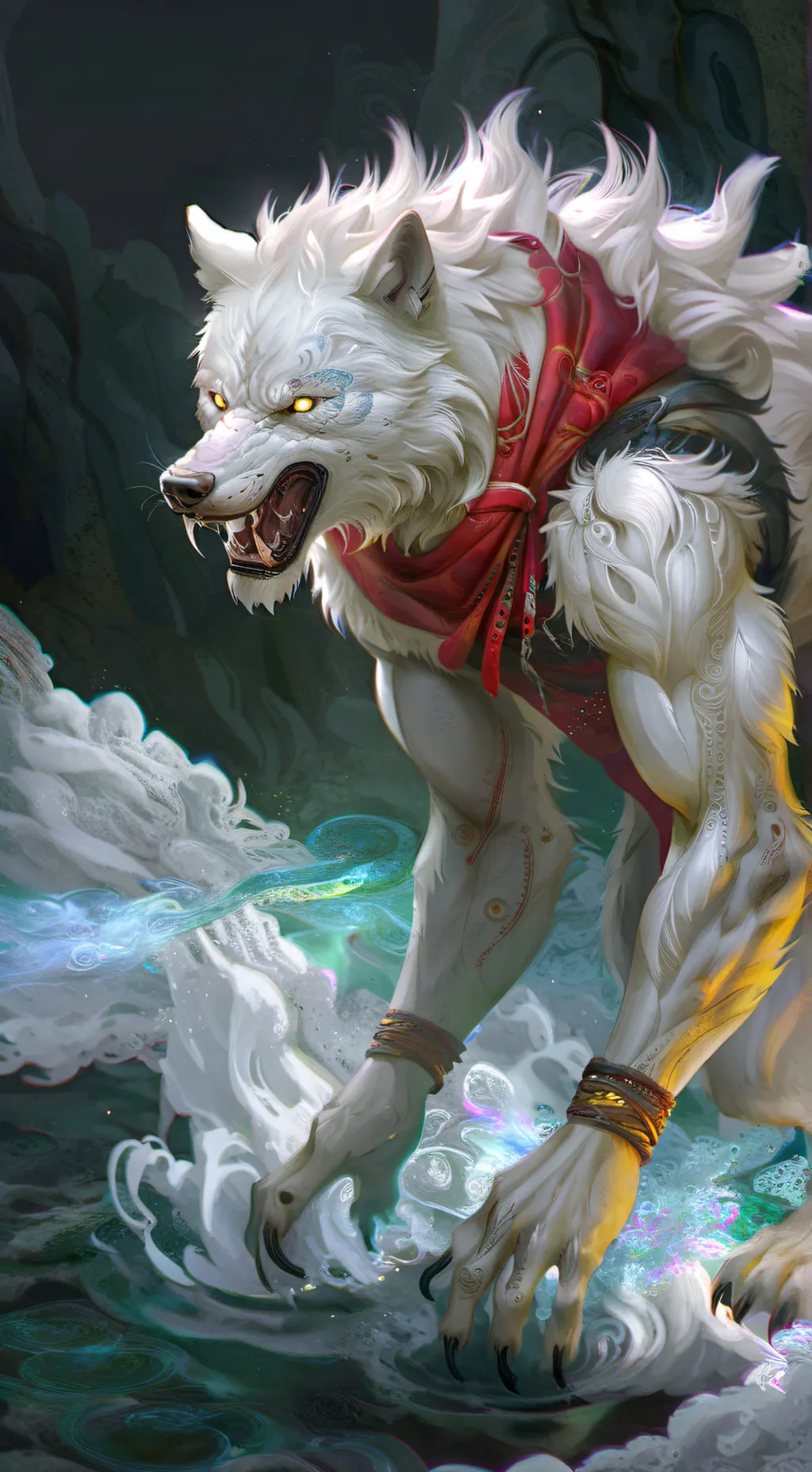 ai character: Werewolf background
