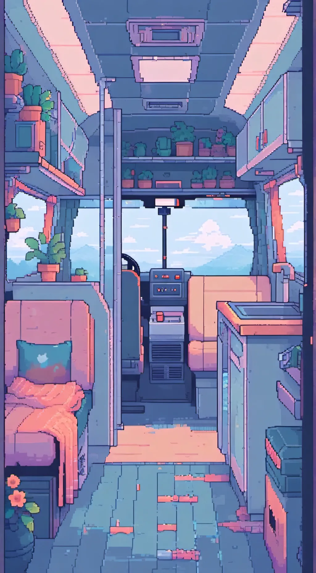 ai character: ~Road trip~ background
