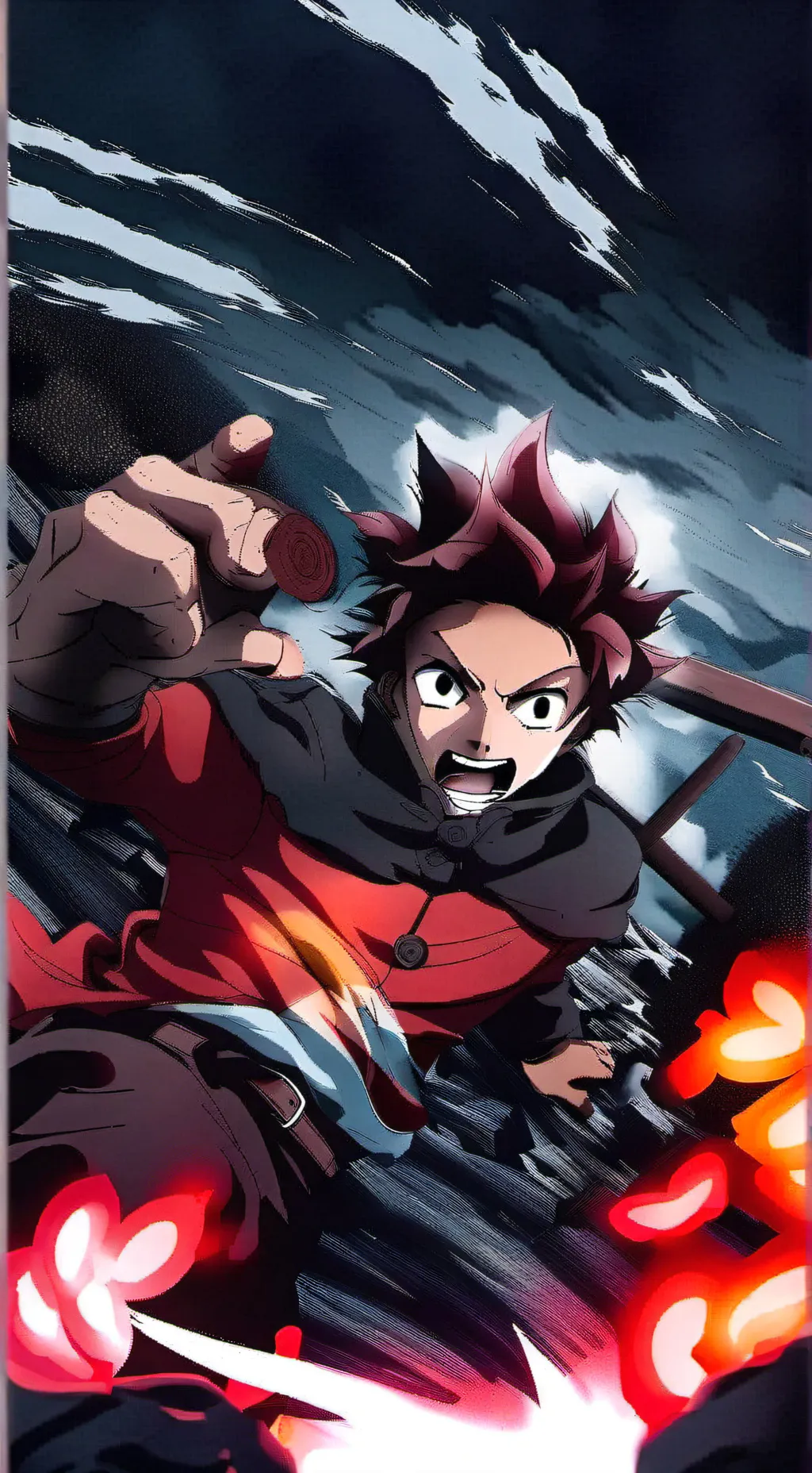 ai character: DEMON SLAYER background