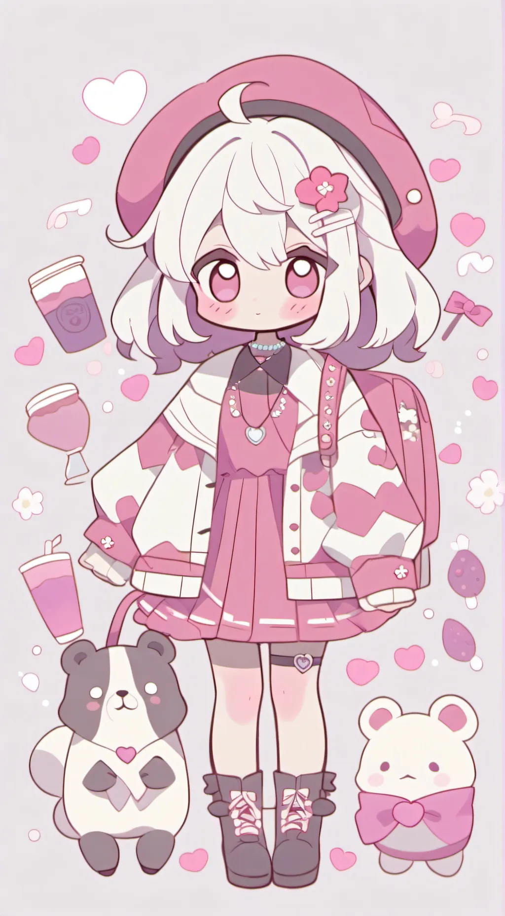 ai character: Léa background