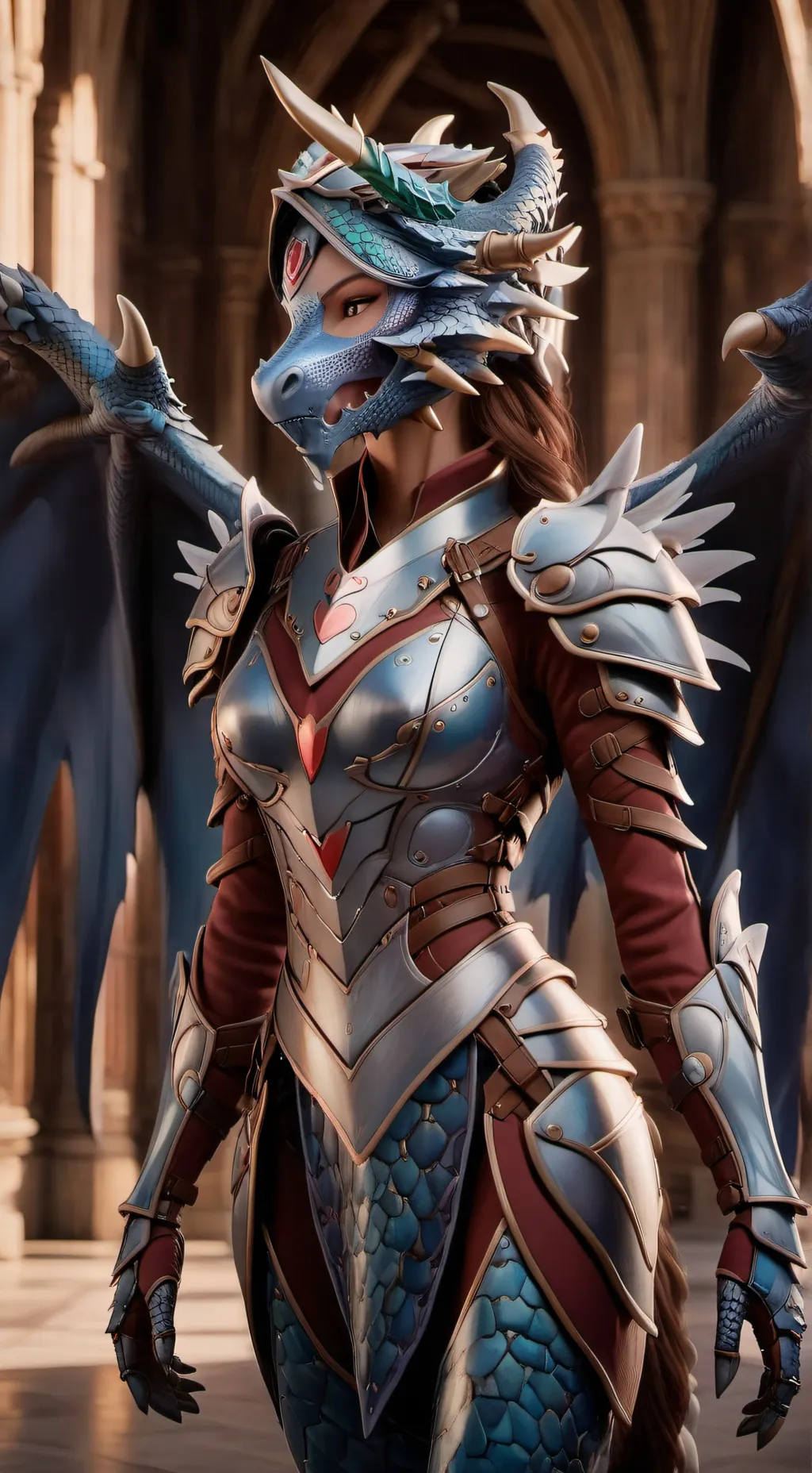 ai character: dragon armor tf background