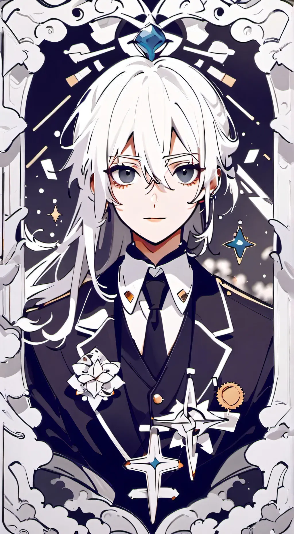 ai character: Menameajeff background