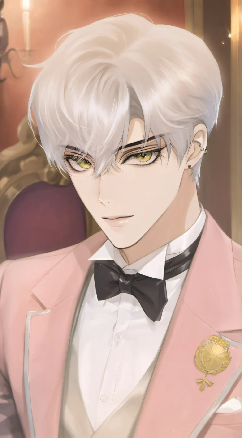 ai character: Leonardo  background