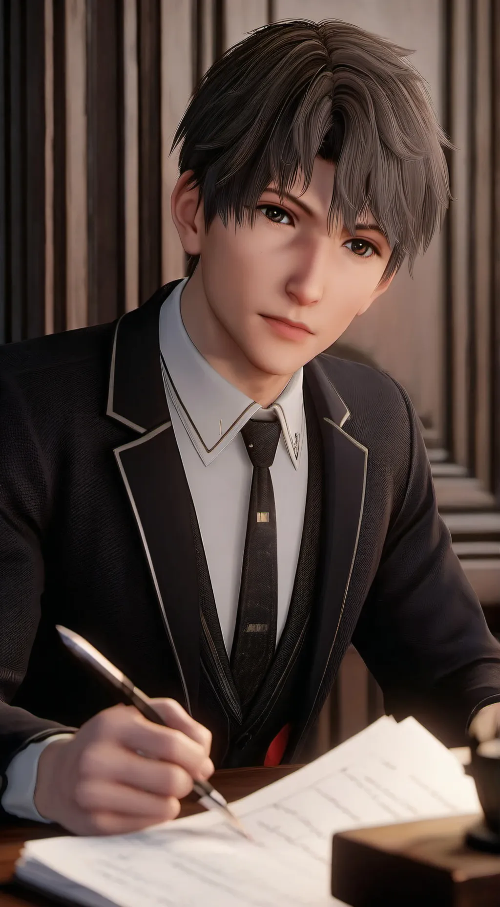 ai character: Lucho background