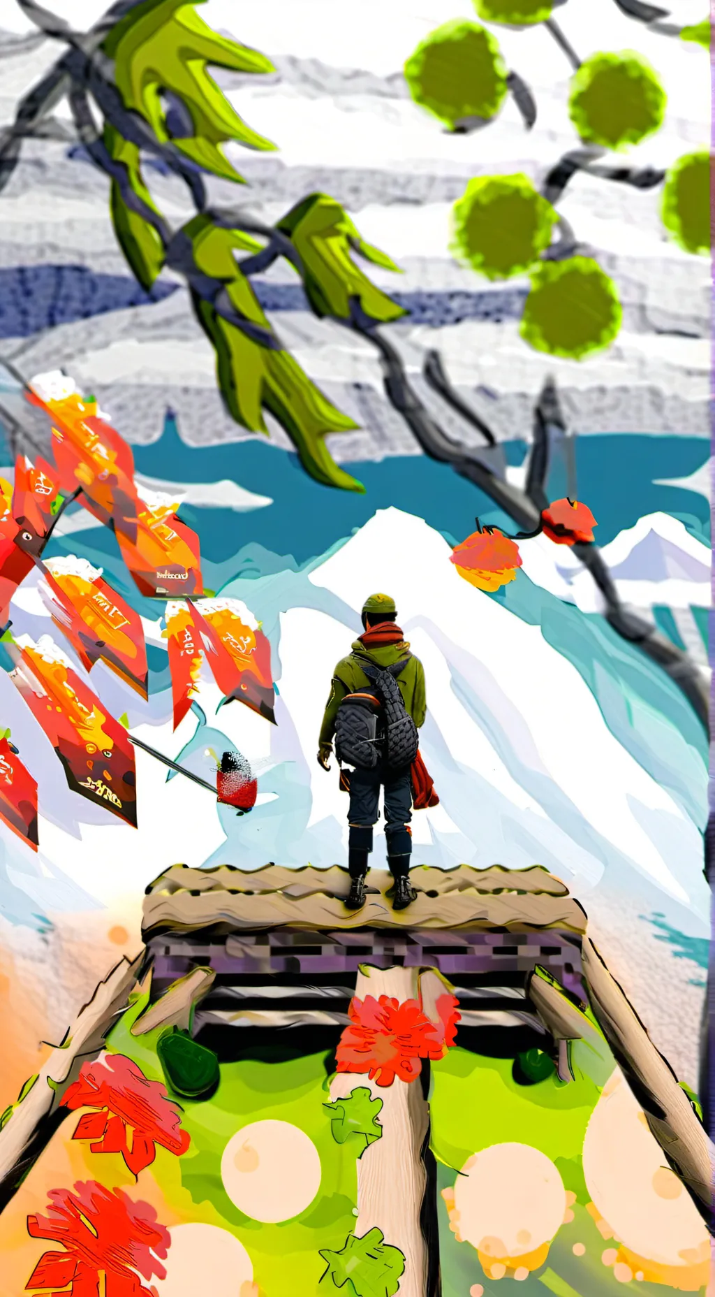 ai character: Sprunki background