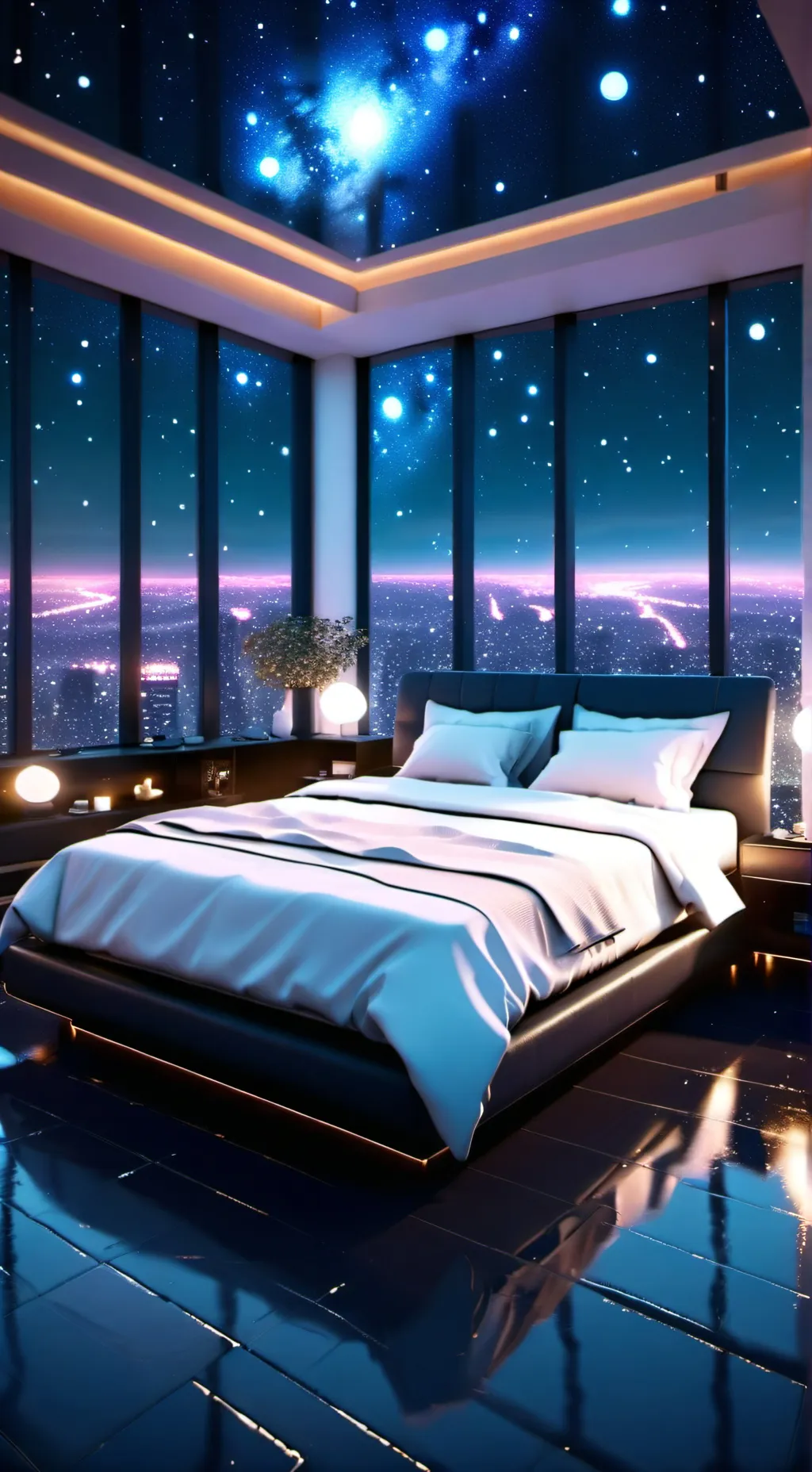 ai character: FPE Sleepover background