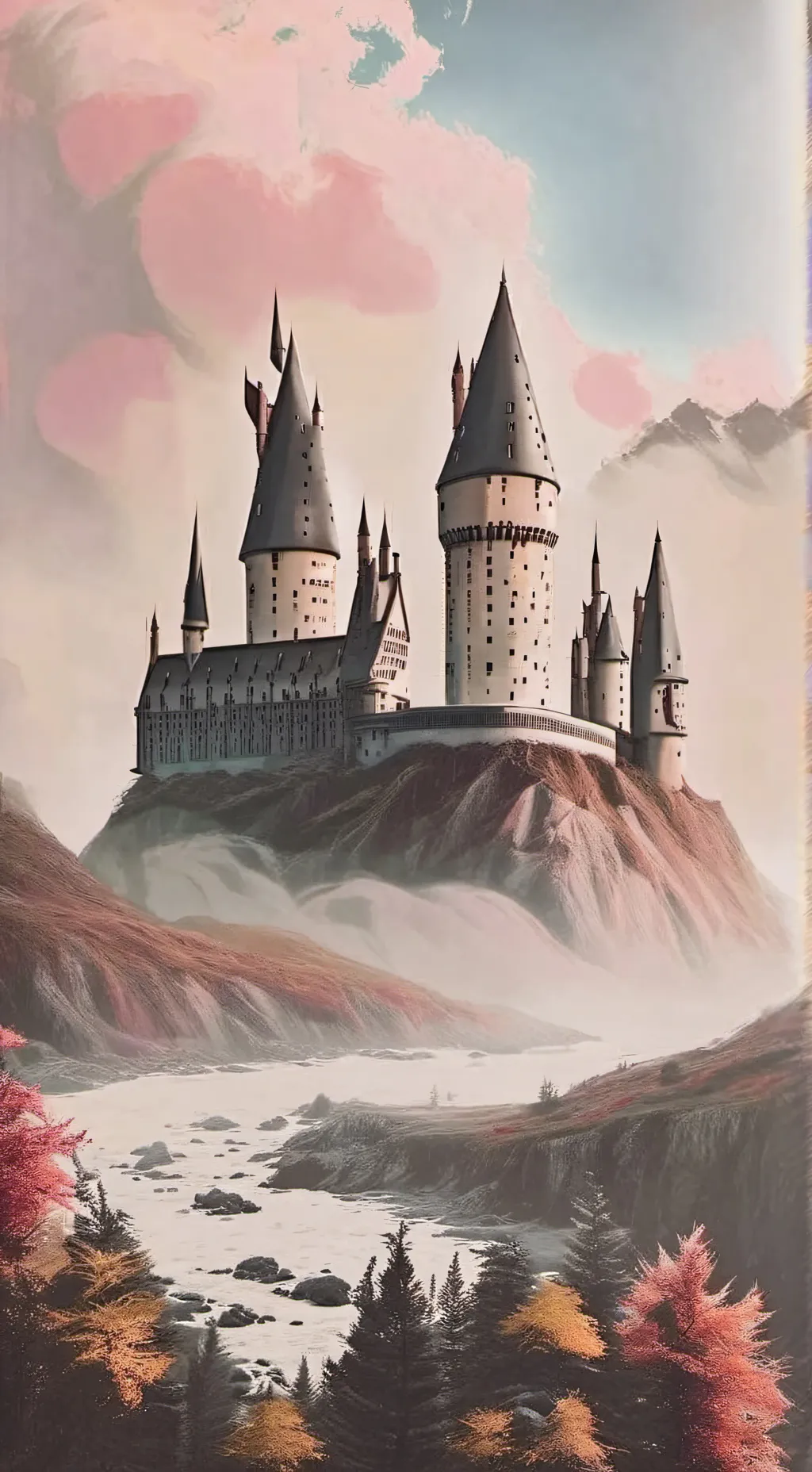 ai character: Hogwarts  background