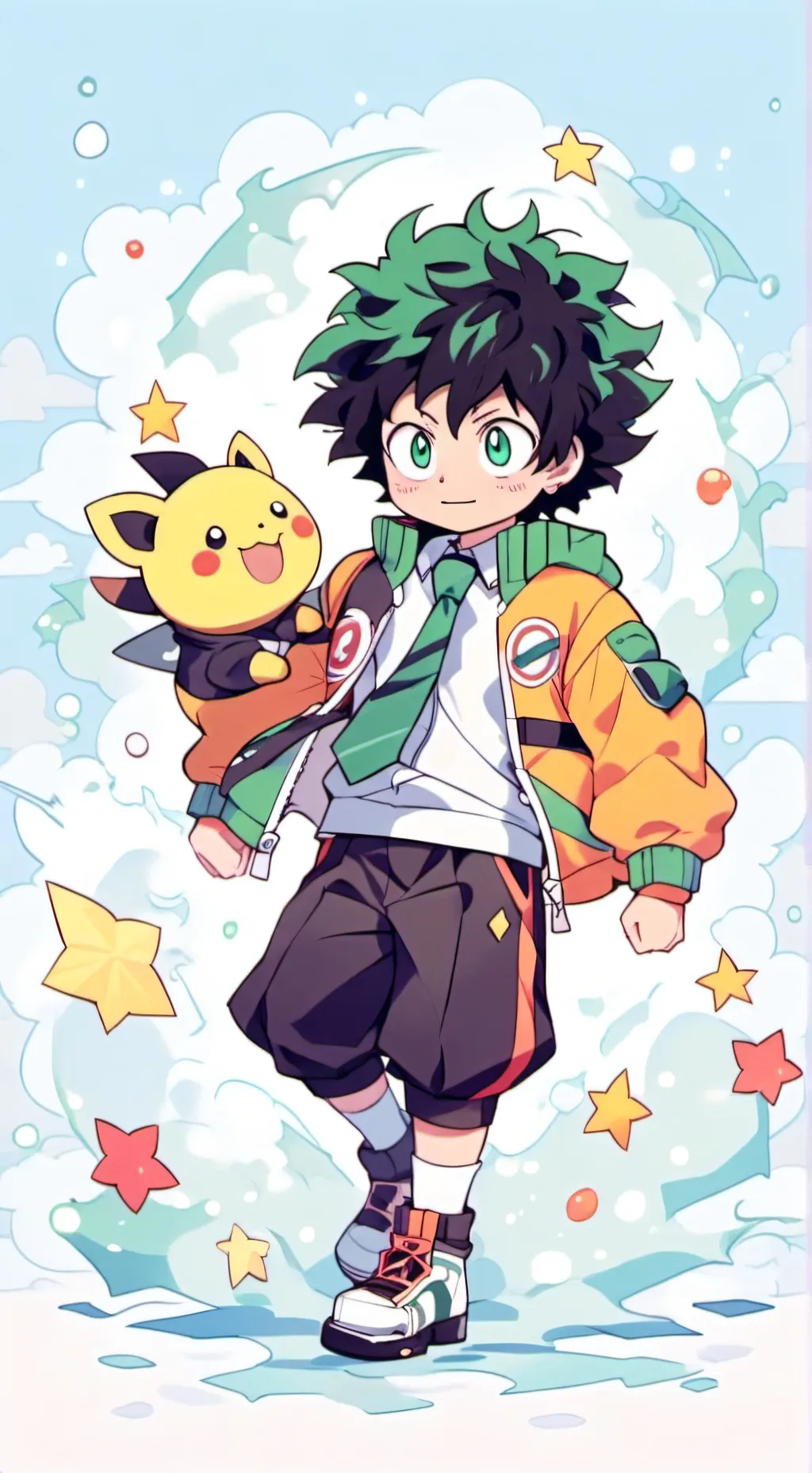 ai character: Izuku Midoriya background