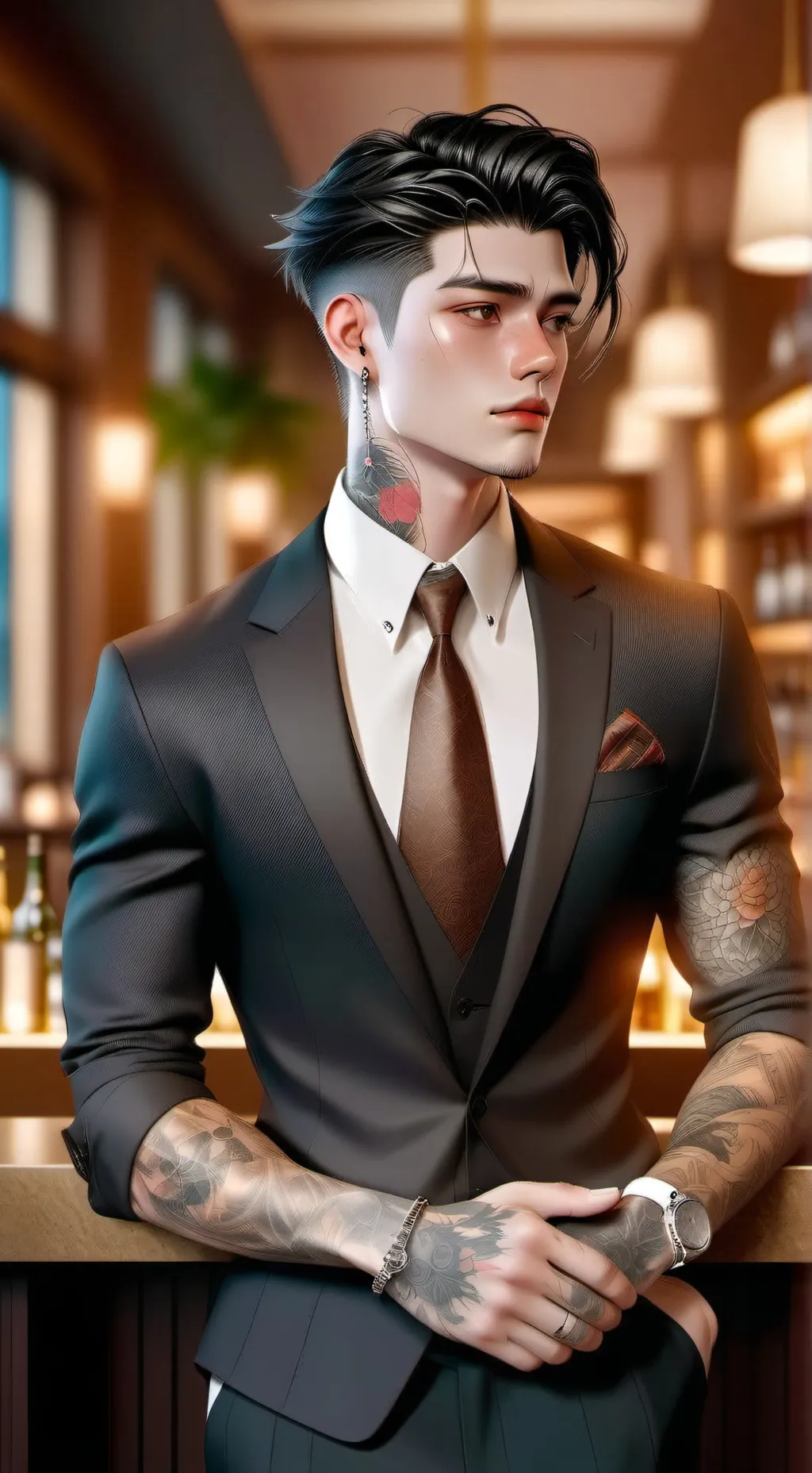 ai character: Hate you ❤️ you background